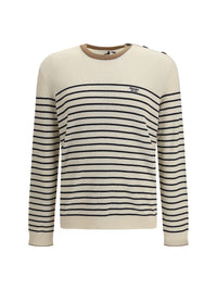 PRADA Prada Men Jacquard Wool And Cotton Blend Sweater