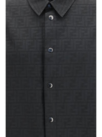 FENDI Fendi Men Ff Jacquard Nylon Shirt