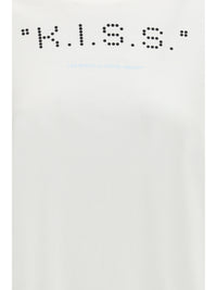OFF-WHITE Off-White Women Kiss Quote T-Shirt