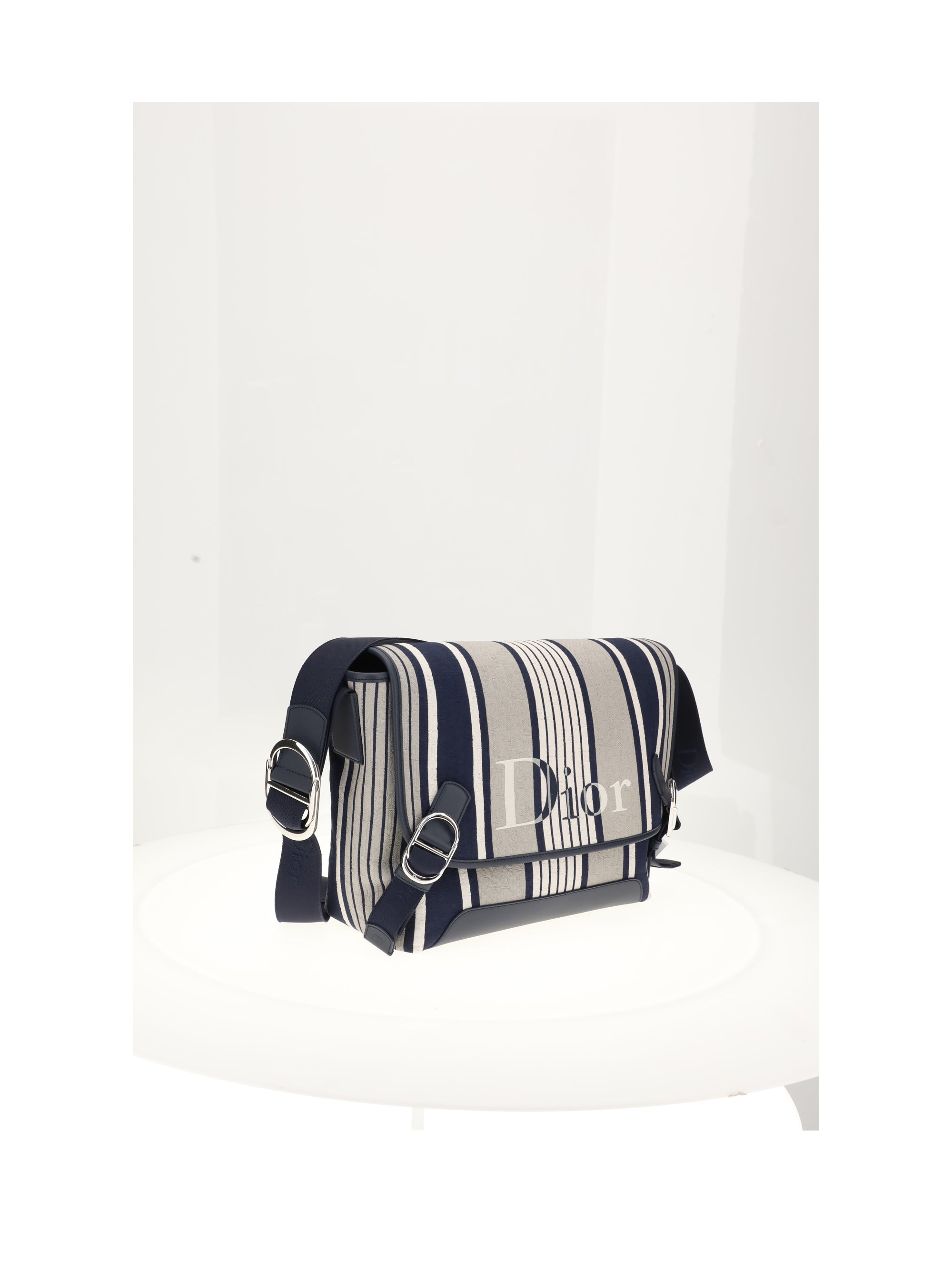 Dior Homme Men Jet Flap Messanger Stripes