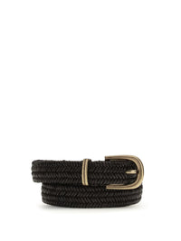 BRUNELLO CUCINELLI Brunello Cucinelli Women Braided Stretch Leather Belt