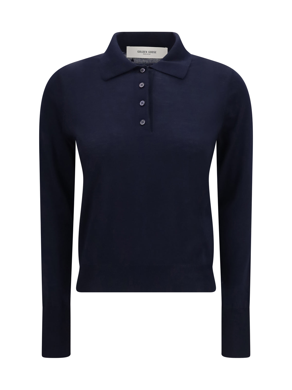 GOLDEN GOOSE Golden Goose Women Long Sleeve Merino Wool Polo