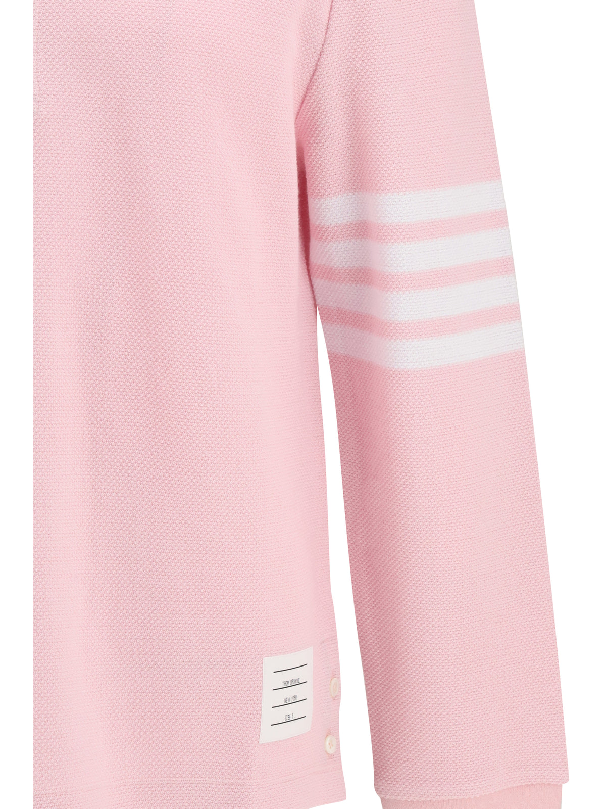 THOM BROWNE Thom Browne Men Piqué Long-Sleeve Polo