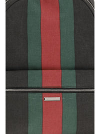 Gucci Men Large Web Backpack