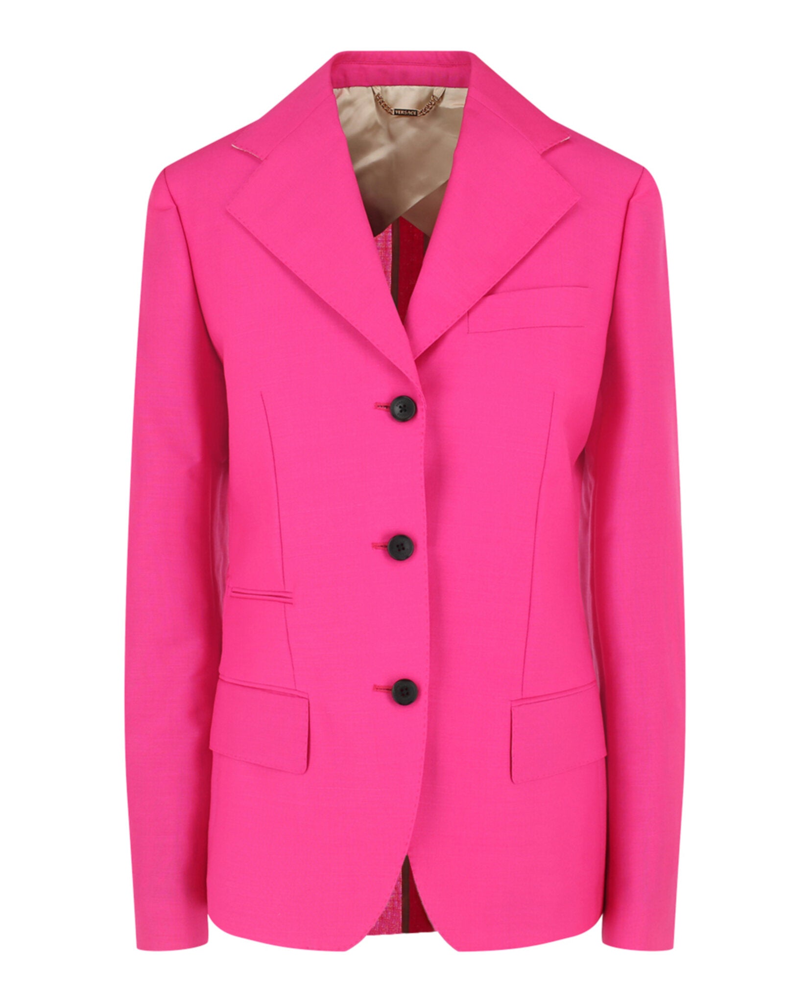Versace Womens Mohair Blend Blazer