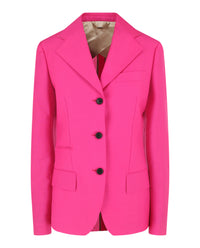 Versace Womens Mohair Blend Blazer