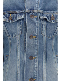BALENCIAGA Balenciaga Women Hourglass Denim Jacket