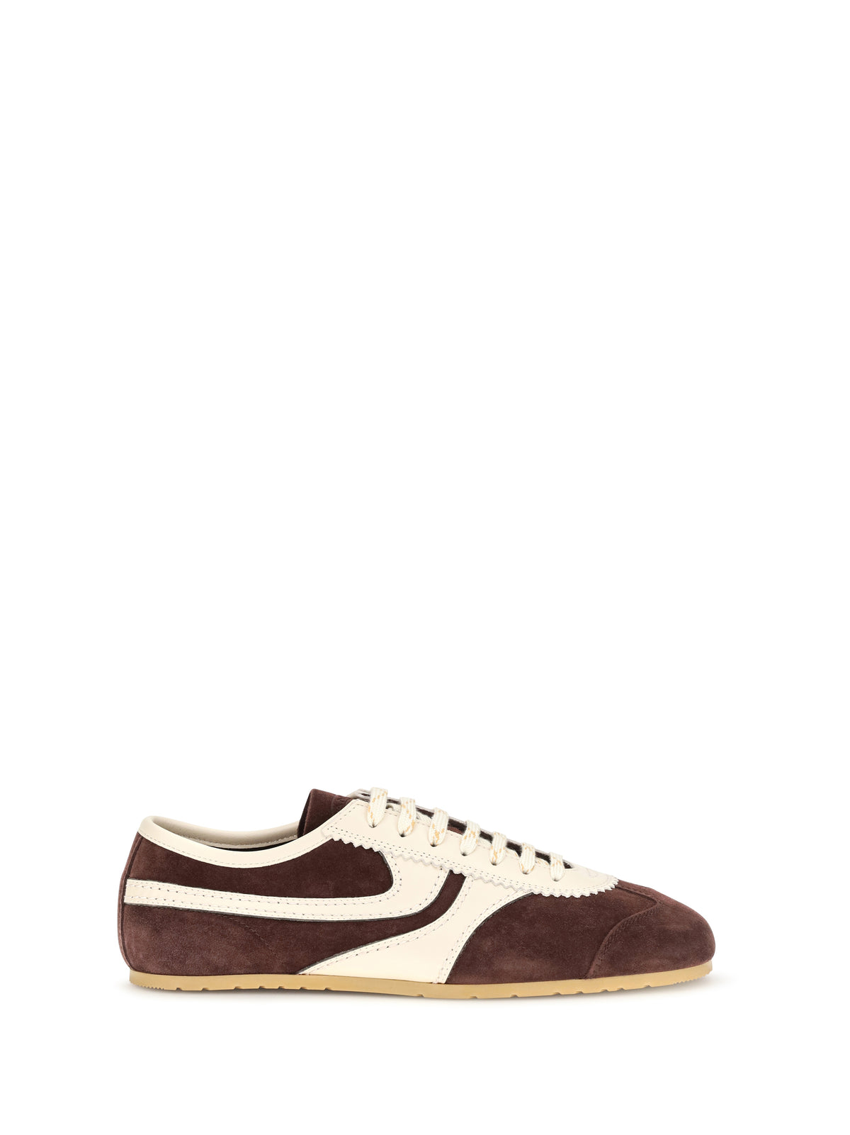 Dries Van Noten Men Leather Panelled Sneakers