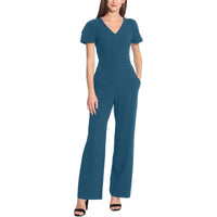 Womens Crepe Formal Jumpsuit