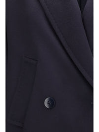 MAX MARA STUDIO Max Mara Studio Women Double Breasted Wool Drap Coat