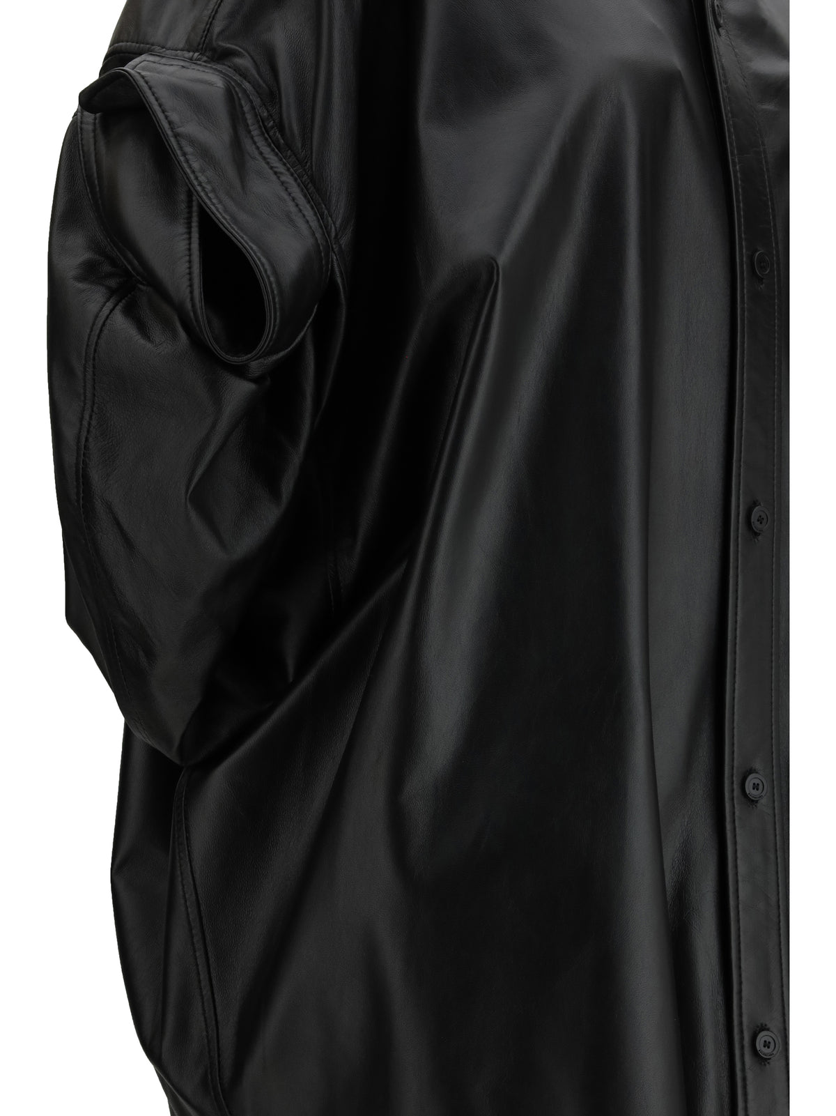 Balenciaga Women Tucked Sleeves Shirt