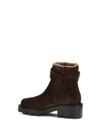 Valentino Garavani Women Vlogo Signature Leather Ankle Boots