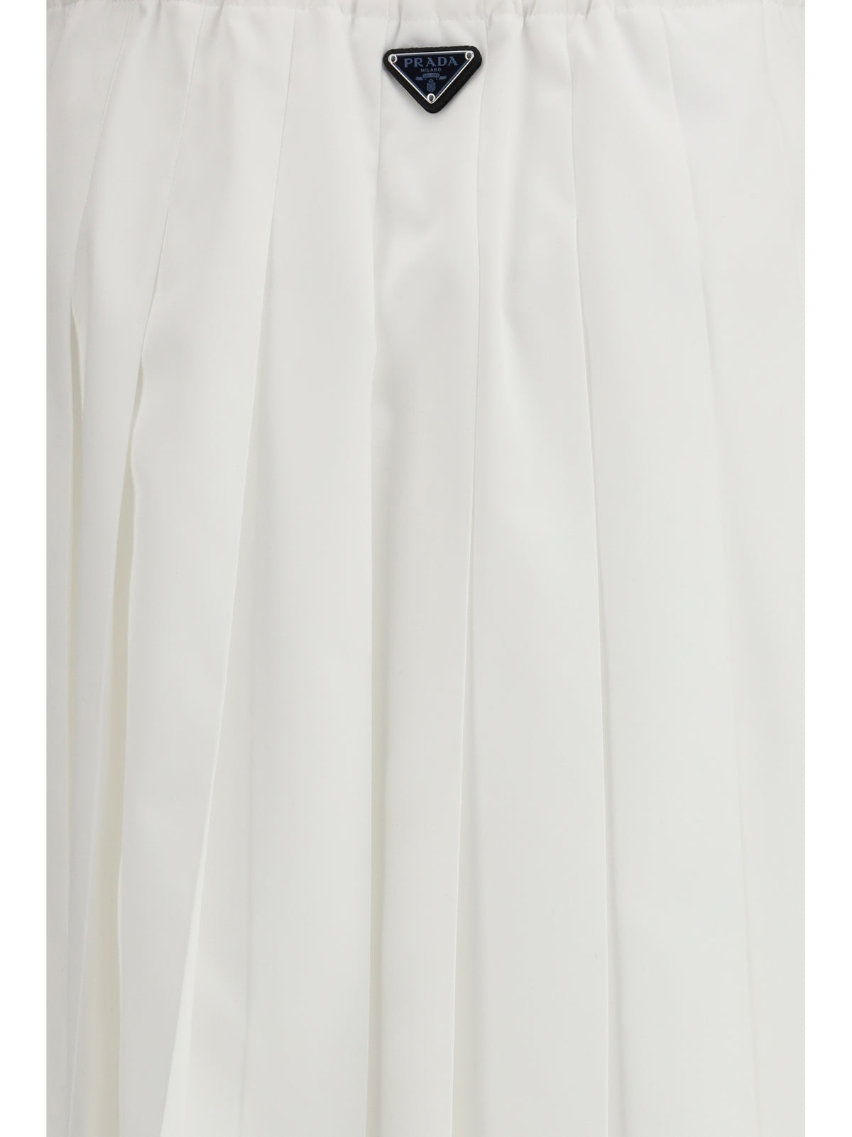 Prada Women Pleated Jersey Skirt