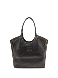 MIU MIU Miu Miu Women Ivy Leather Tote Bag