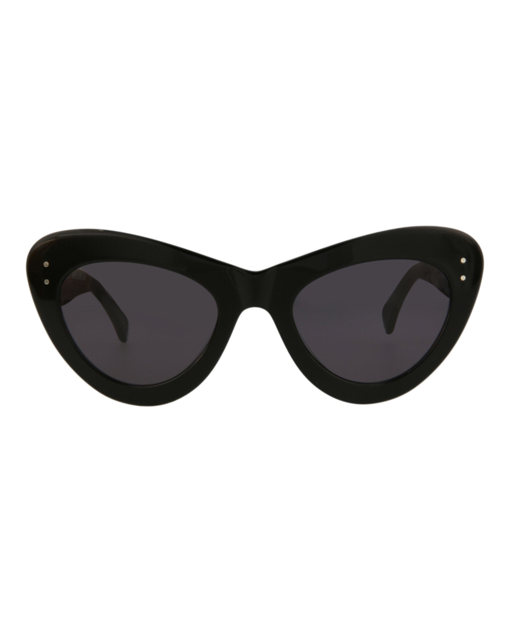Alaia Alaia Womens Cat Eye Black Black Grey Fashion Designer Eyewear