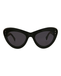 Alaia Alaia Womens Cat Eye Black Black Grey Fashion Designer Eyewear