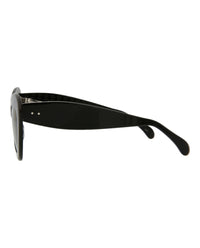 Alaia Alaia Womens Cat Eye Black Black Grey Fashion Designer Eyewear