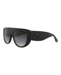 Alaia Alaia Womens Shield/Wrap Black Black Grey Fashion Designer Eyewear