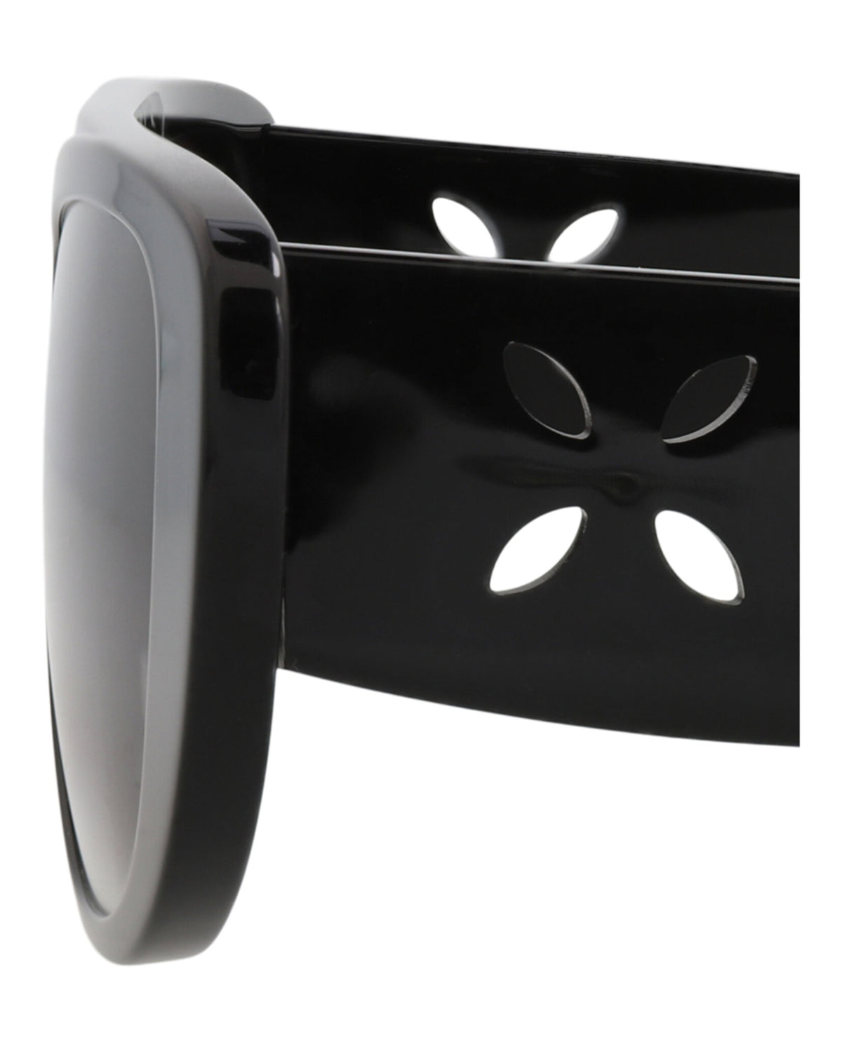 Alaia Alaia Womens Shield/Wrap Black Black Grey Fashion Designer Eyewear