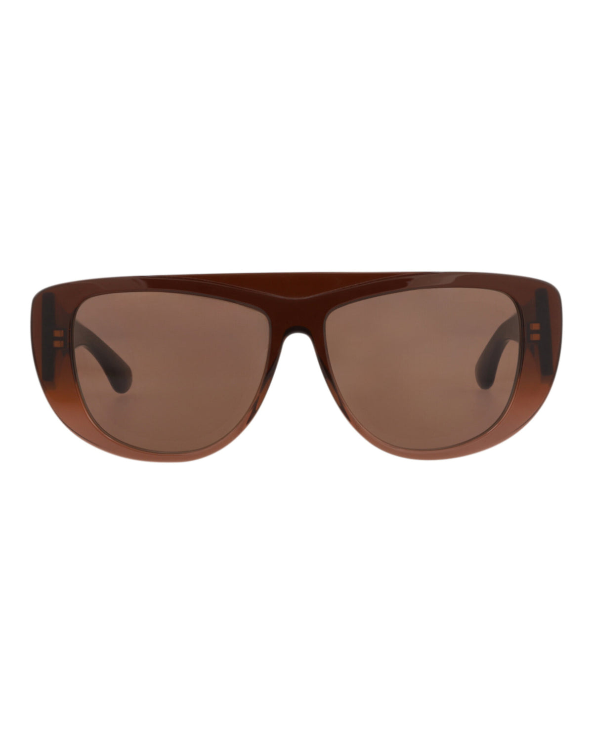 Alaia Alaia Womens Shield/Wrap Brown Brown Brown Fashion Designer Eyewear