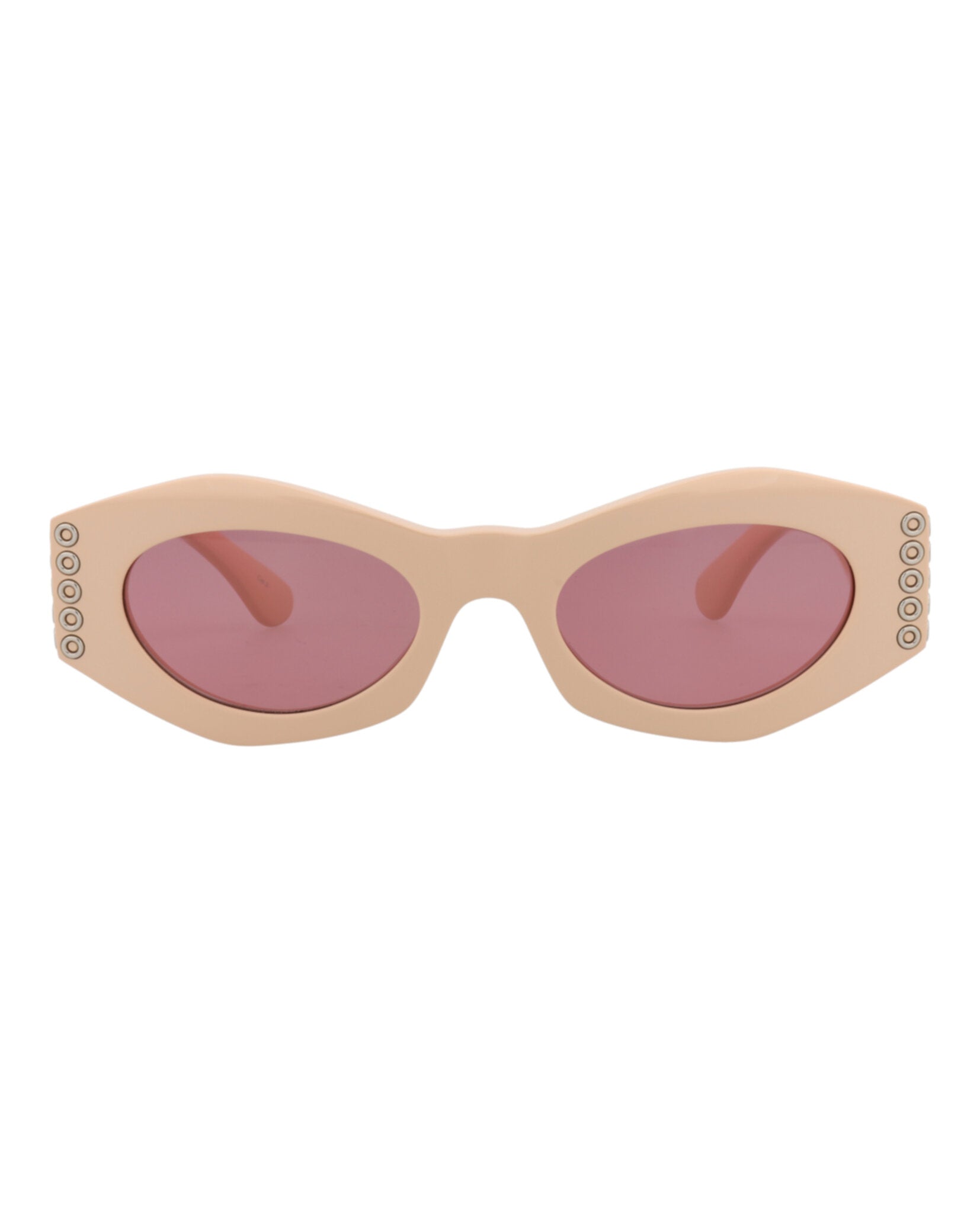 Alaia Alaia Womens Round/Oval Pink Pink Red Fashion Designer Eyewear