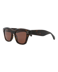 Alaia Alaia Womens Square/Rectangle Havana Havana Brown Fashion Designer Eyewear