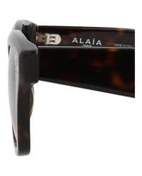 Alaia Alaia Womens Square/Rectangle Havana Havana Brown Fashion Designer Eyewear