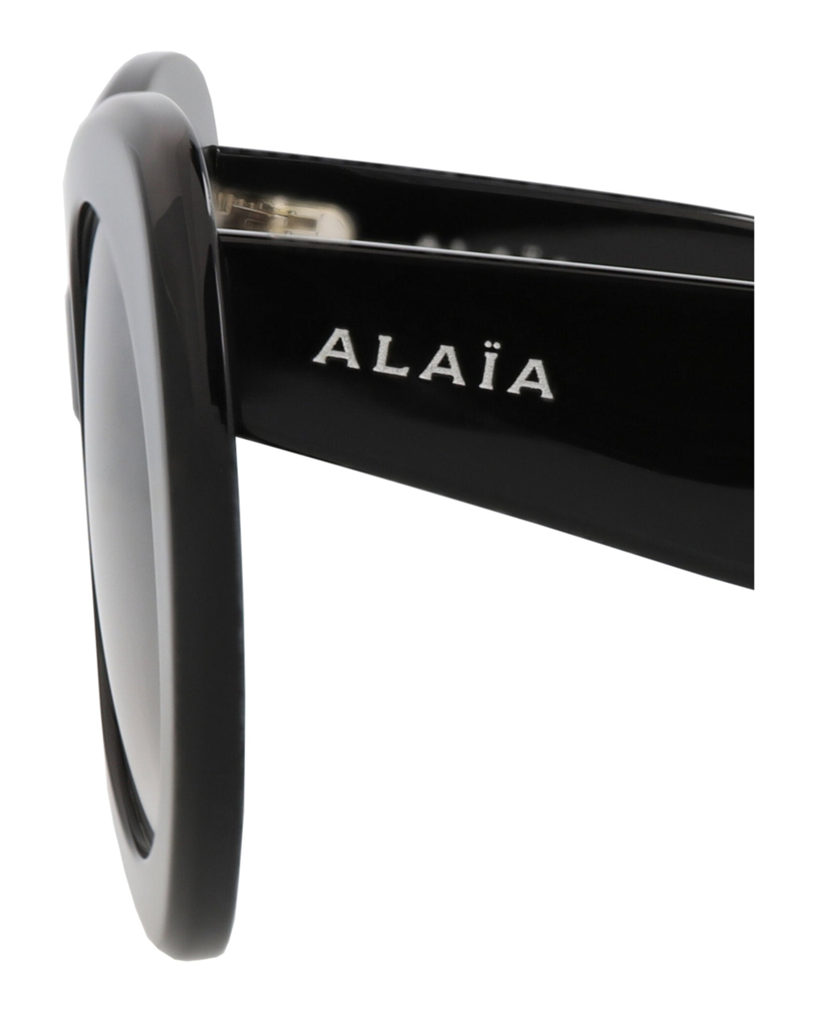 Alaia Alaia Womens Cat Eye Black Black Grey Fashion Designer Eyewear