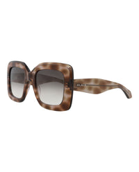 Alaia Alaia Womens Square/Rectangle Havana Havana Grey Fashion Designer Eyewear
