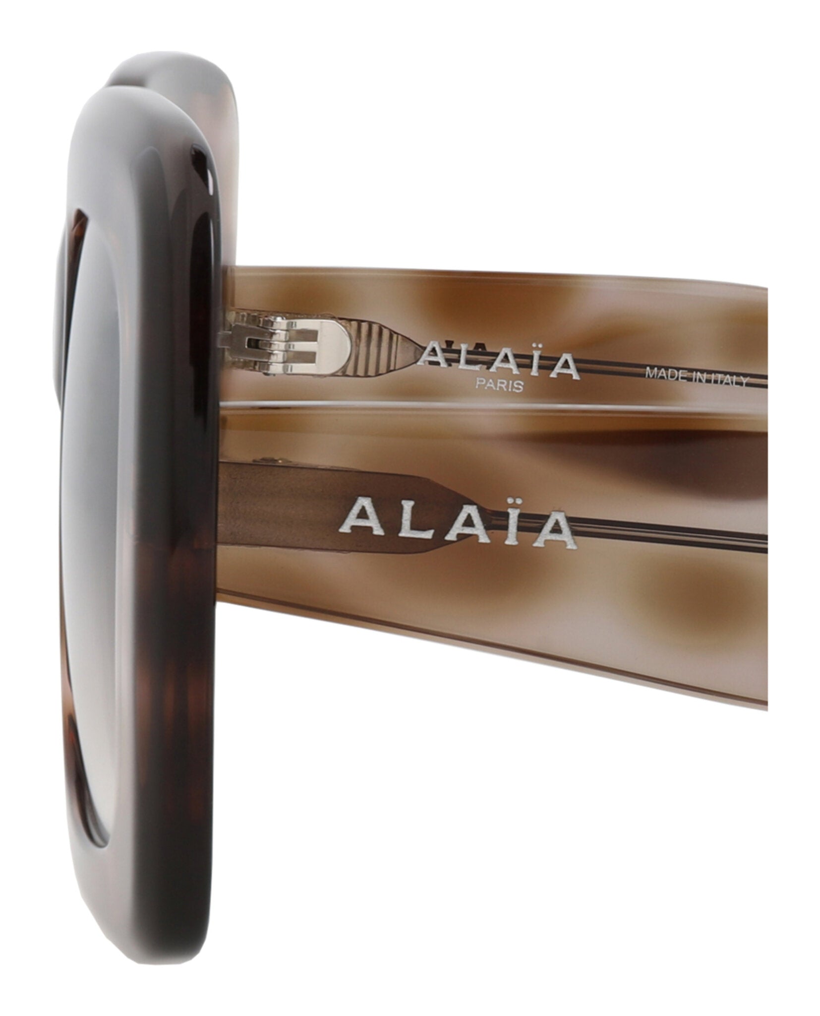 Alaia Alaia Womens Square/Rectangle Havana Havana Grey Fashion Designer Eyewear