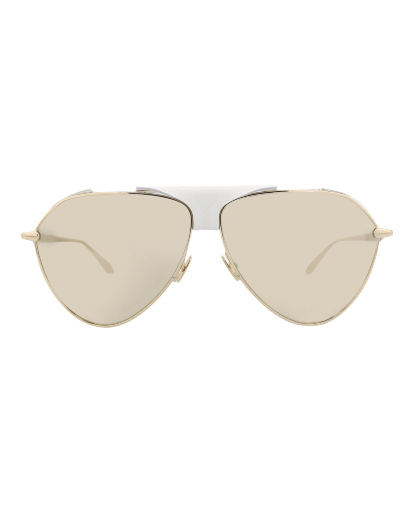 Alaia Alaia Womens Aviator Gold Gold Gold Fashion Designer Eyewear