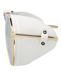 Alaia Alaia Womens Aviator Gold Gold Gold Fashion Designer Eyewear