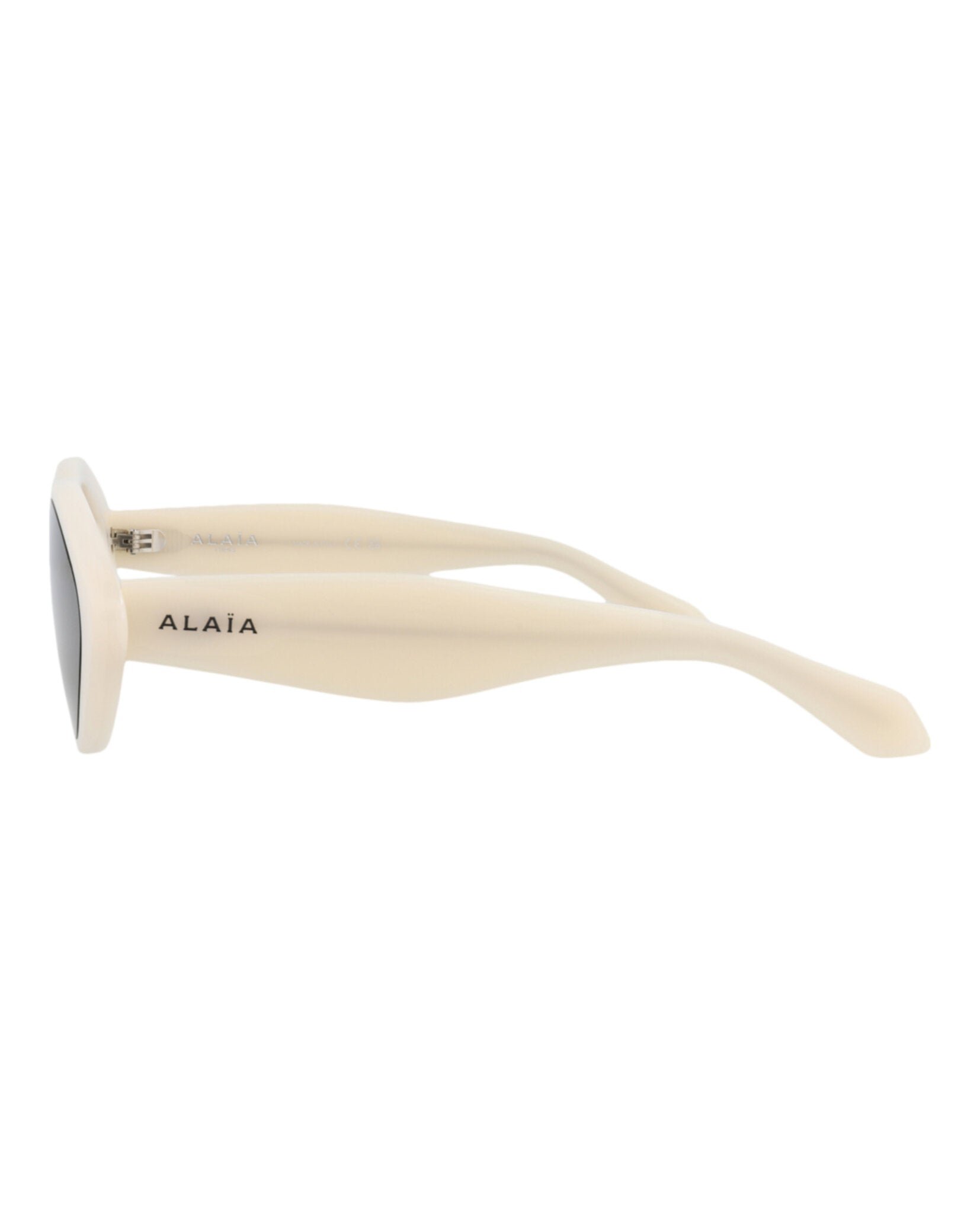 Alaia Womens Cat Eye White White Grey Fashion Designer Eyewear