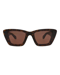 Alaia Alaia Womens Square/Rectangle Havana Havana Brown Fashion Designer Eyewear
