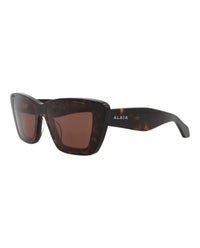 Alaia Alaia Womens Square/Rectangle Havana Havana Brown Fashion Designer Eyewear