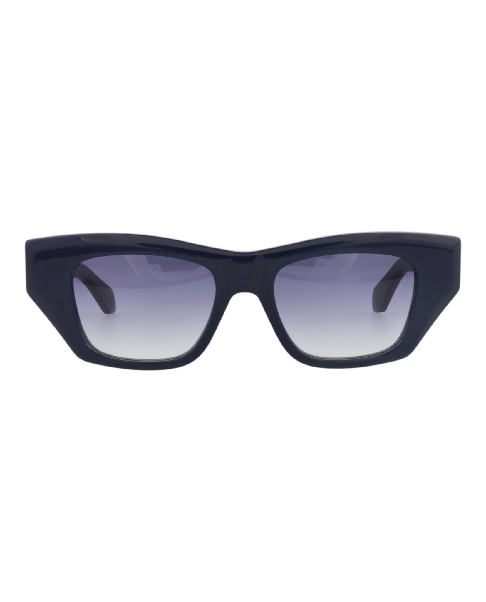 Alaia Womens Square/Rectangle Blue Blue Blue Fashion Designer Eyewear