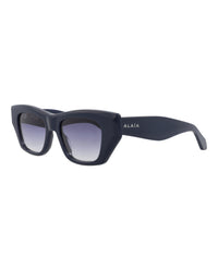 Alaia Womens Square/Rectangle Blue Blue Blue Fashion Designer Eyewear
