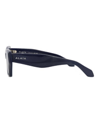 Alaia Womens Square/Rectangle Blue Blue Blue Fashion Designer Eyewear