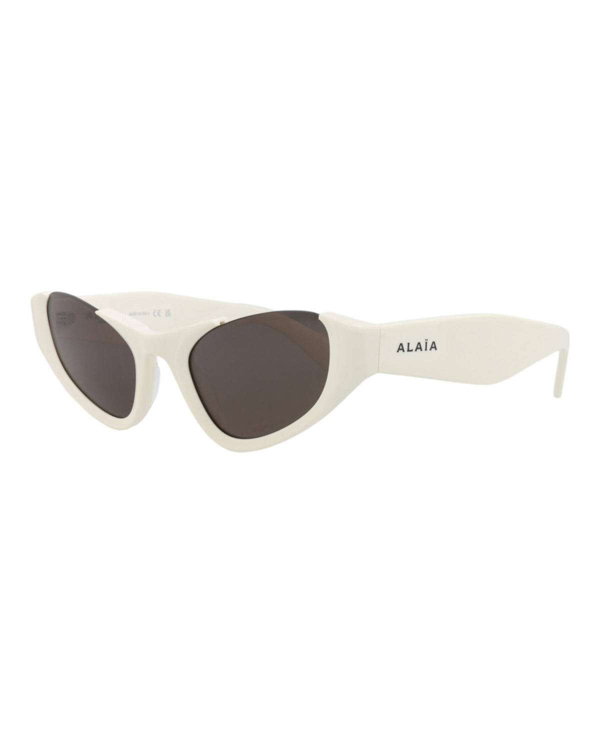 Alaia Alaia Womens Cat Eye White White Grey Fashion Designer Eyewear