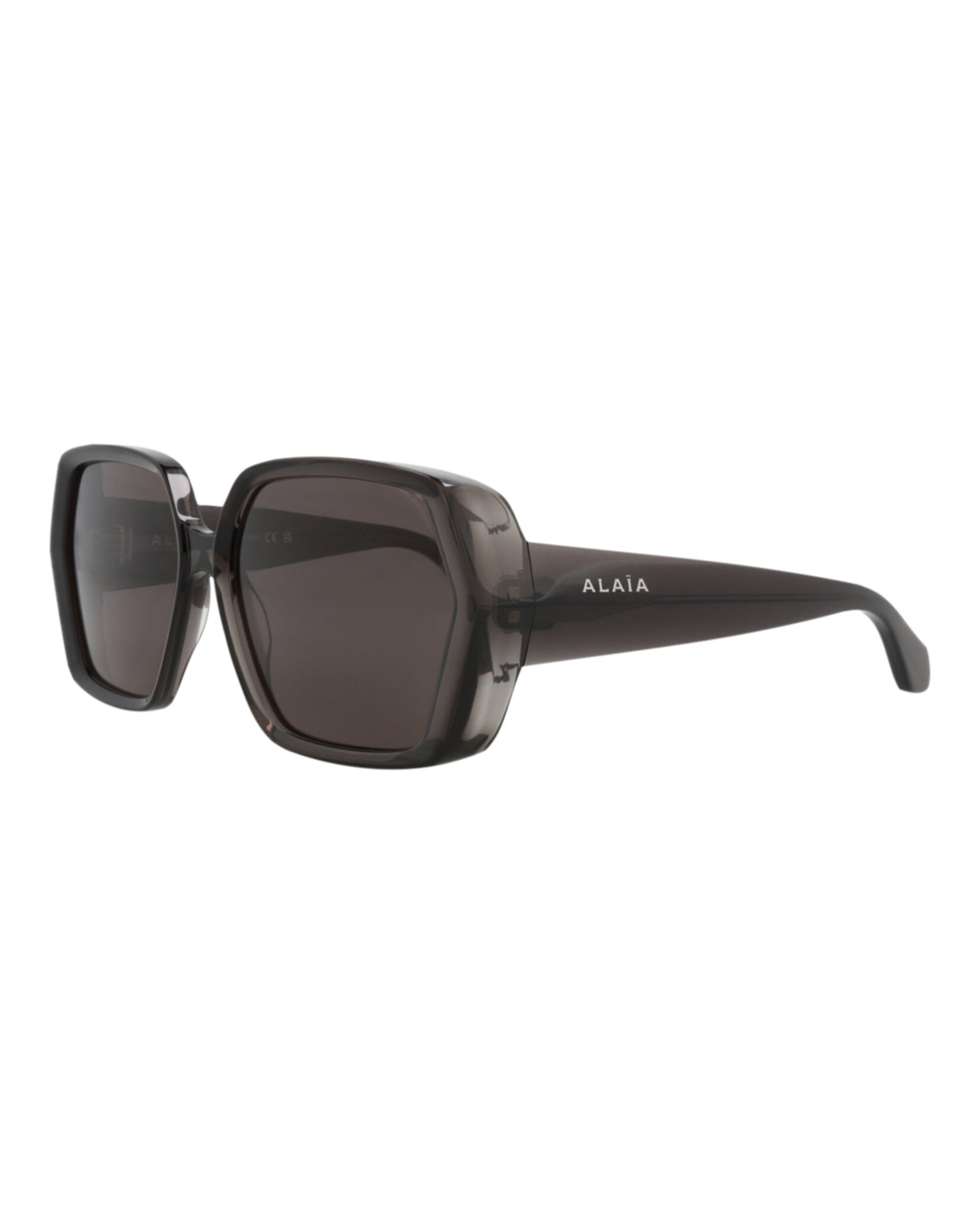 Alaia Alaia Womens Square/Rectangle Grey Grey Grey Fashion Designer Eyewear