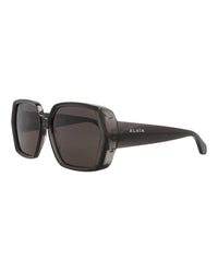 Alaia Alaia Womens Square/Rectangle Grey Grey Grey Fashion Designer Eyewear