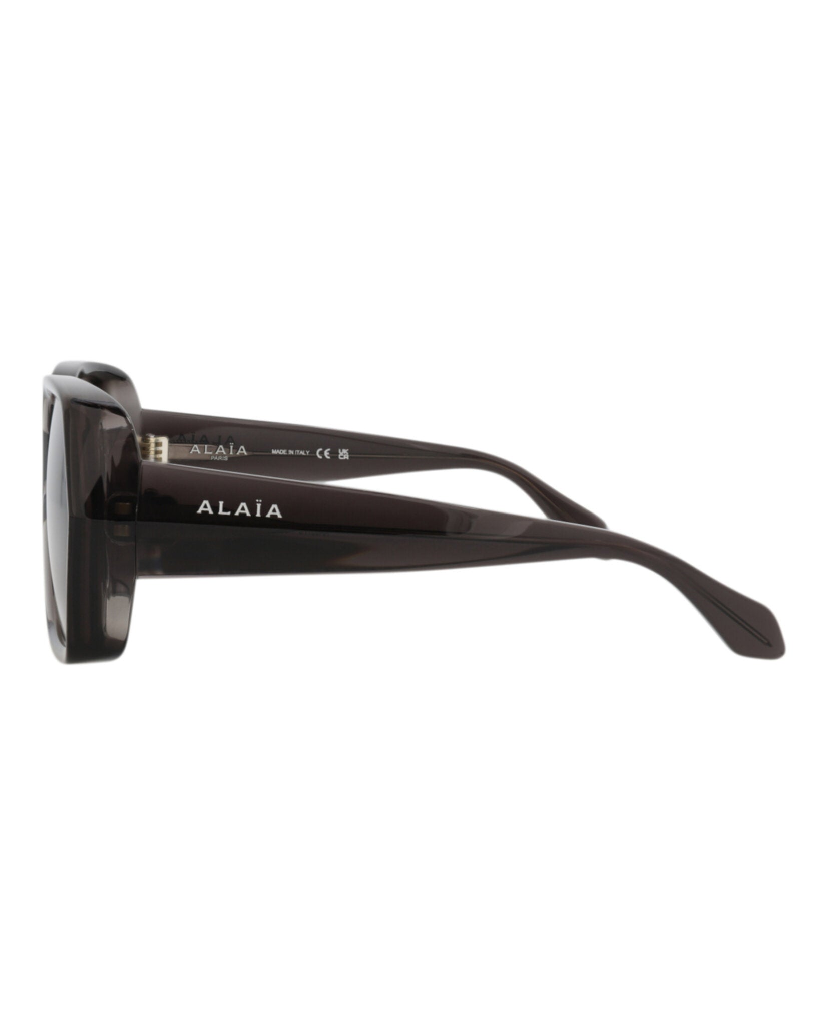 Alaia Alaia Womens Square/Rectangle Grey Grey Grey Fashion Designer Eyewear