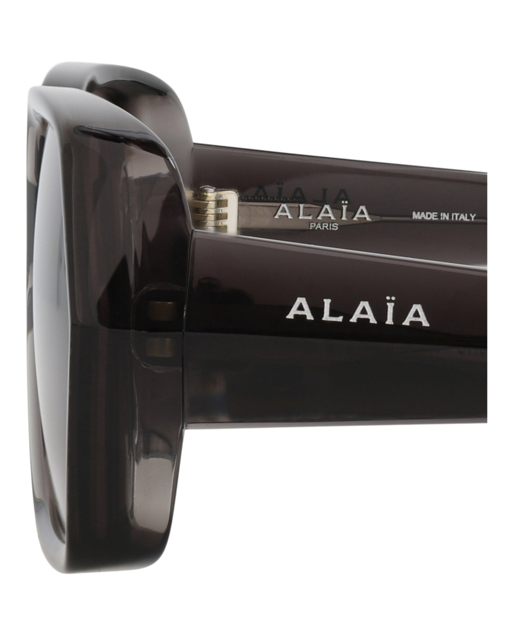 Alaia Alaia Womens Square/Rectangle Grey Grey Grey Fashion Designer Eyewear
