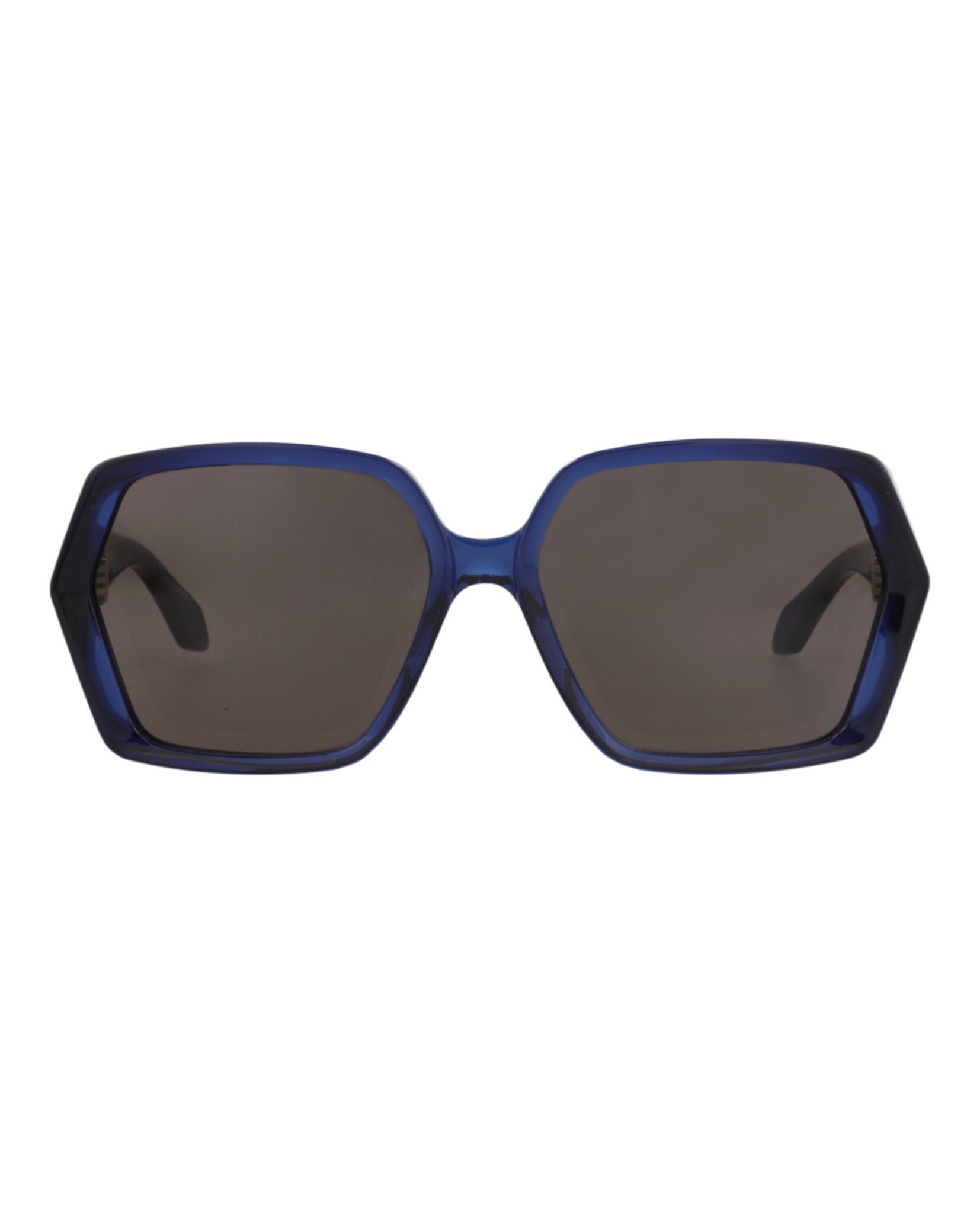 Alaia Alaia Womens Square/Rectangle Blue Blue Grey Fashion Designer Eyewear
