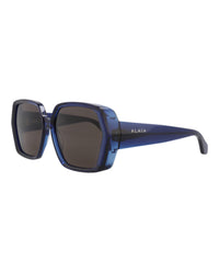 Alaia Alaia Womens Square/Rectangle Blue Blue Grey Fashion Designer Eyewear