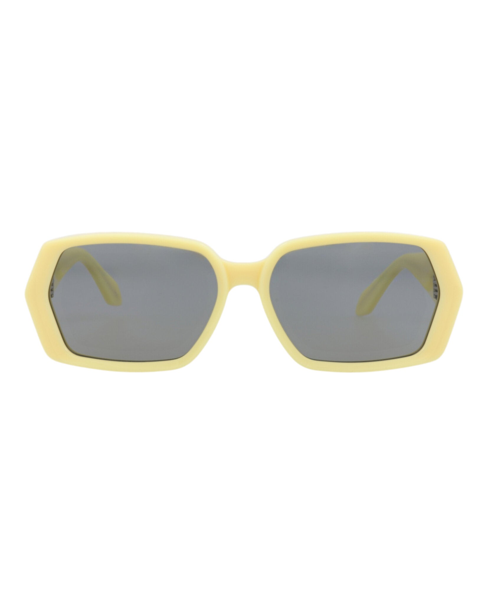 Alaia Womens Square/Rectangle Yellow Yellow Grey Fashion Designer Eyewear