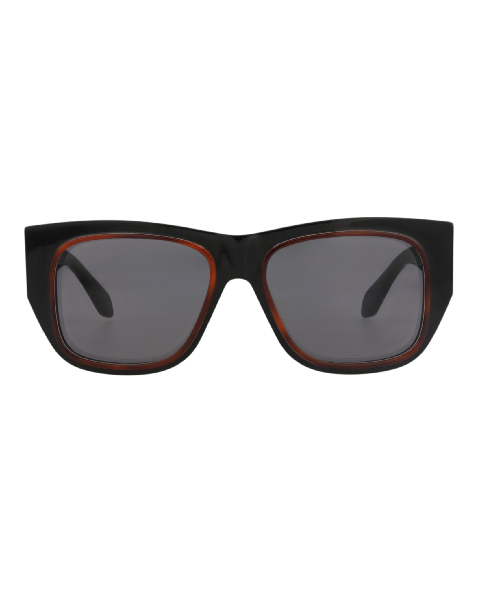 Alaia Alaia Womens Square/Rectangle Black Black Grey Fashion Designer Eyewear