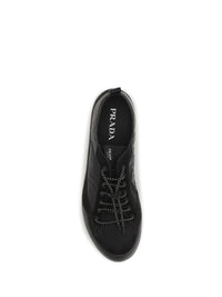 PRADA Prada Men Leather And Fabric Sneakers