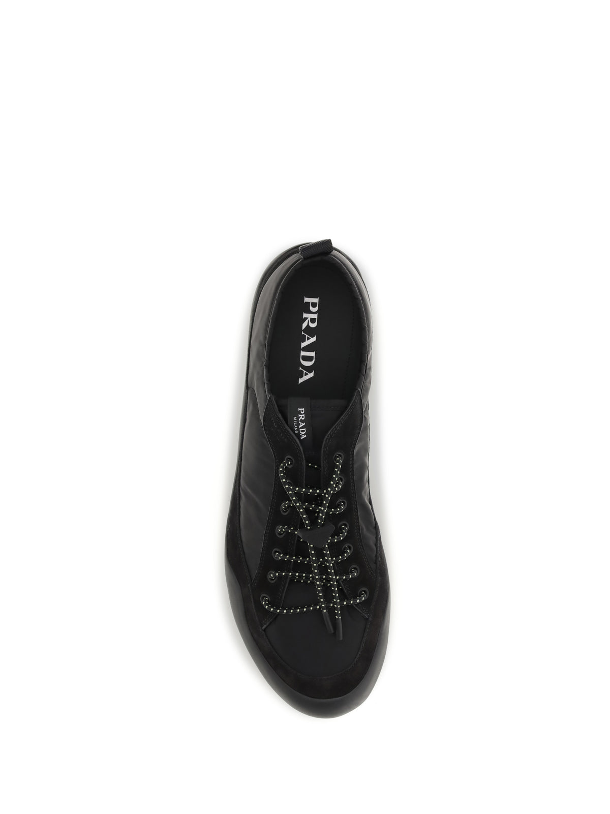 PRADA Prada Men Leather And Fabric Sneakers