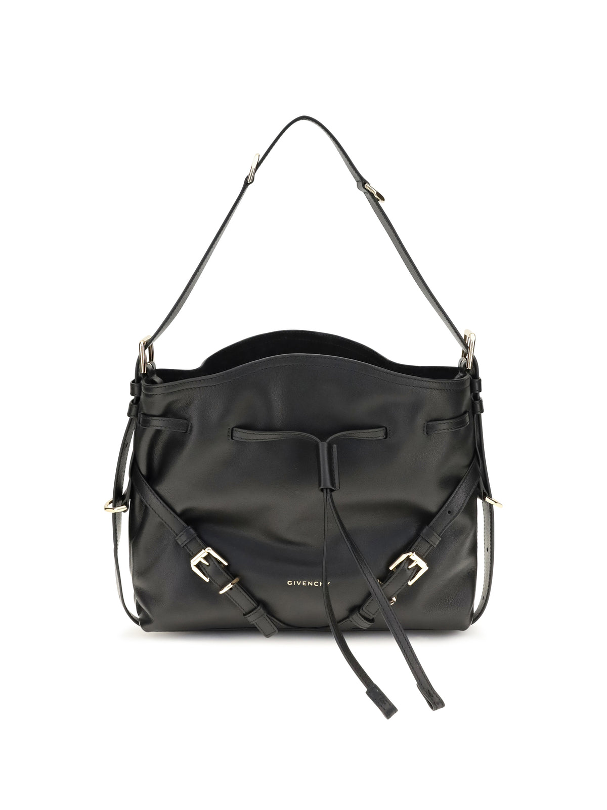 Givenchy Women Small Voyou Bucket Handbag In Glossy Leather